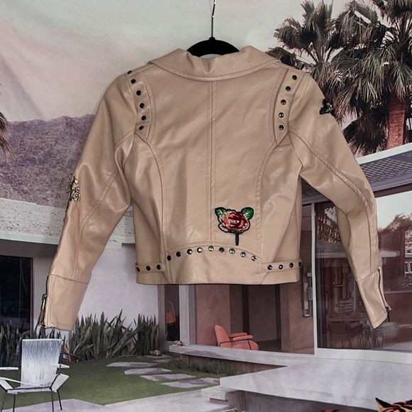 Hannah Banana Faux Leather Jacket 🌵Small - Picture 6 of 9